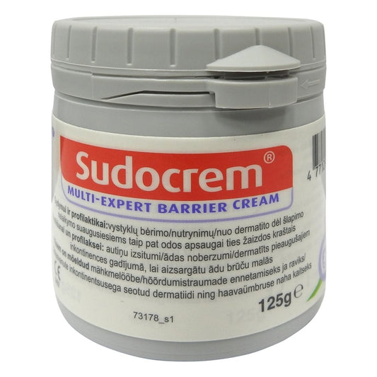 Sudocrem Crema Antiseptica pentru Iritatii de Scutec, Tratament Calmant pentru Bebelusi, Protectie Bariera Piele, 125 g