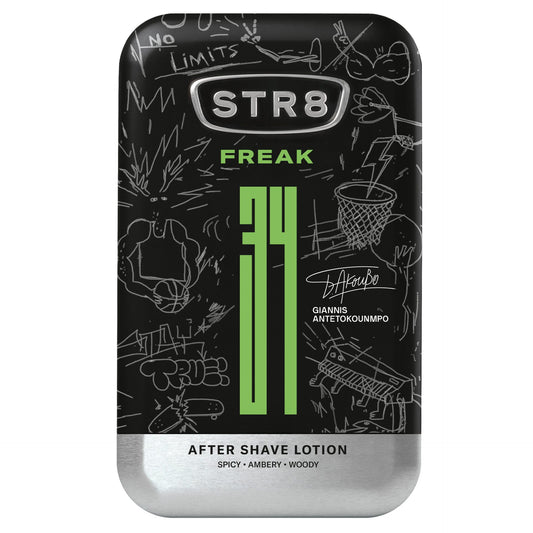 STR8 FR34K, Lotiune After Shave pentru Calmare si Hidratare, Formula Protectoare Post-Ras, 100 ml