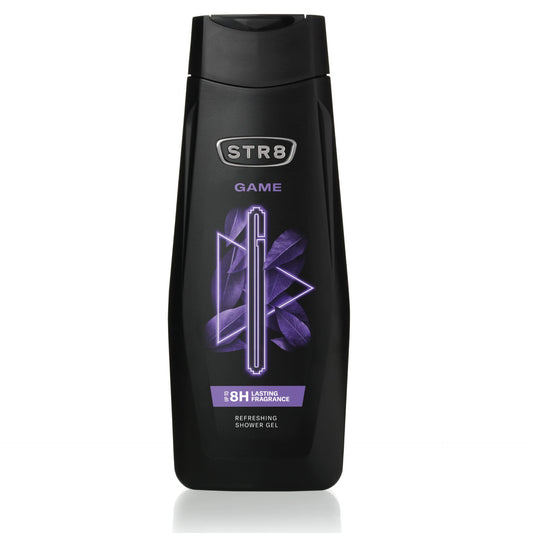 Gel de Dus STR8 Game, Curatare Profunda si Efect Energizant, Formula cu Spumare Bogata, pentru Barbati, 400 ml