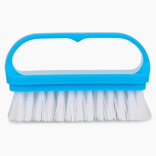 Periuță Unghii Dublă, Curățare Manichiură și Pedichiură, Fire Nylon Rezistente, Corp din Plastic, Albă