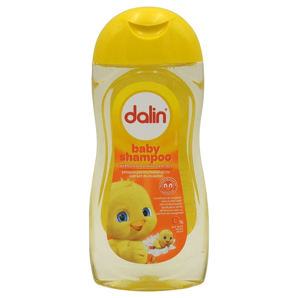 Șampon Dalin pentru Copii, Formulă Fără Lacrimi, Extract de Lavandă și Mușețel, 200 ml