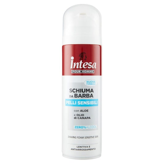 Spuma de Ras Intesa Olio di Canepa, Formula Hidratanta cu Ulei de Canepa, 300 ml