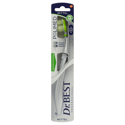 Dr. Best Professional Polimed, Periuta de Dinti, Actiune Curatare Avansata, Peri de Duritate Medie, 1 Bucata, Multicolor