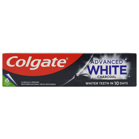 Colgate Pasta de Dinti Advanced White Charcoal, Albire Avansata cu Carbune Activ, Formula de Curatare Profunda, 100 ml