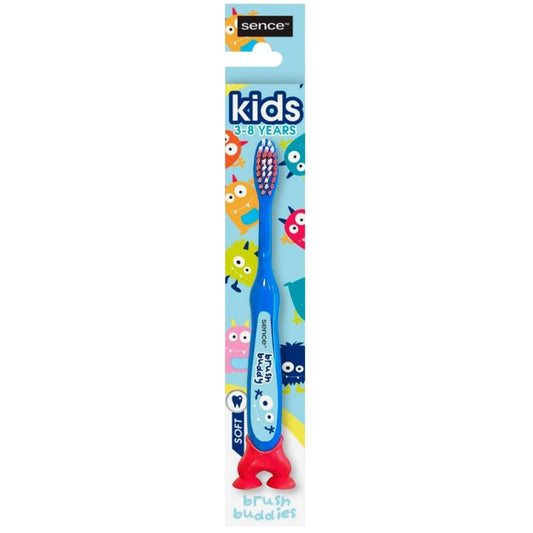 Sence Periuta de Dinti pentru Copii, Peri Moi Soft, Protectie Carii si Gingi Sensibile, Maner Ergonomic, Varsta 3-8 Ani