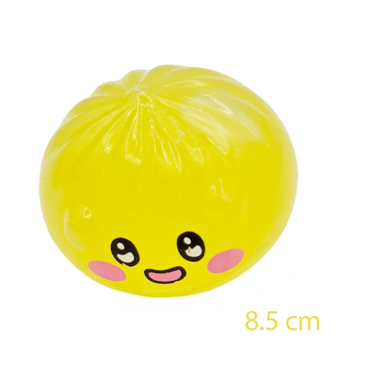 Jucarie Squishy Dumpling Antistres, Revenire Lenta cu Fata Zambitoare, Termoplastic, 5.5x5.5 cm, Culoare Mix Surpriza