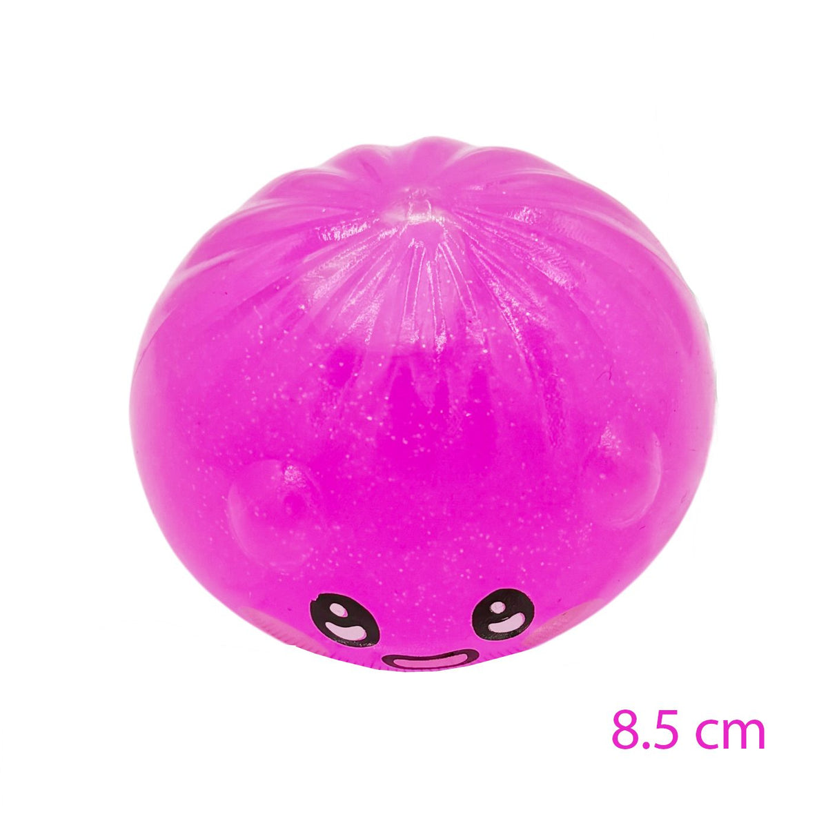 Jucarie Squishy Dumpling Antistres, Revenire Lenta cu Fata Zambitoare, Termoplastic, 5.5x5.5 cm, Culoare Mix Surpriza