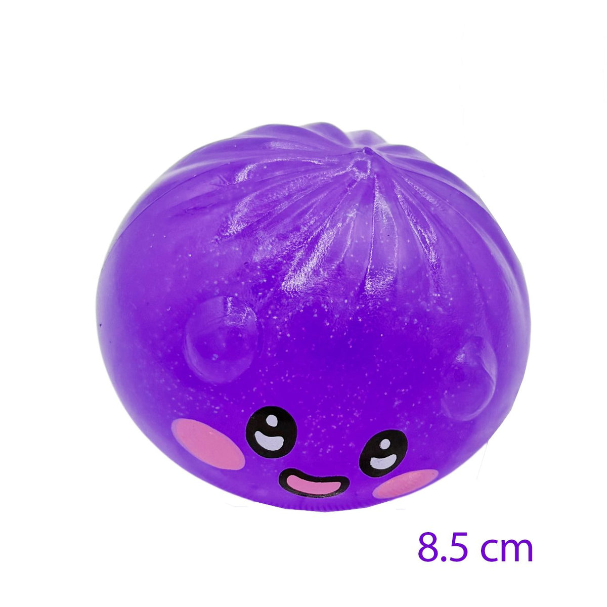 Jucarie Squishy Dumpling Antistres, Revenire Lenta cu Fata Zambitoare, Termoplastic, 5.5x5.5 cm, Culoare Mix Surpriza