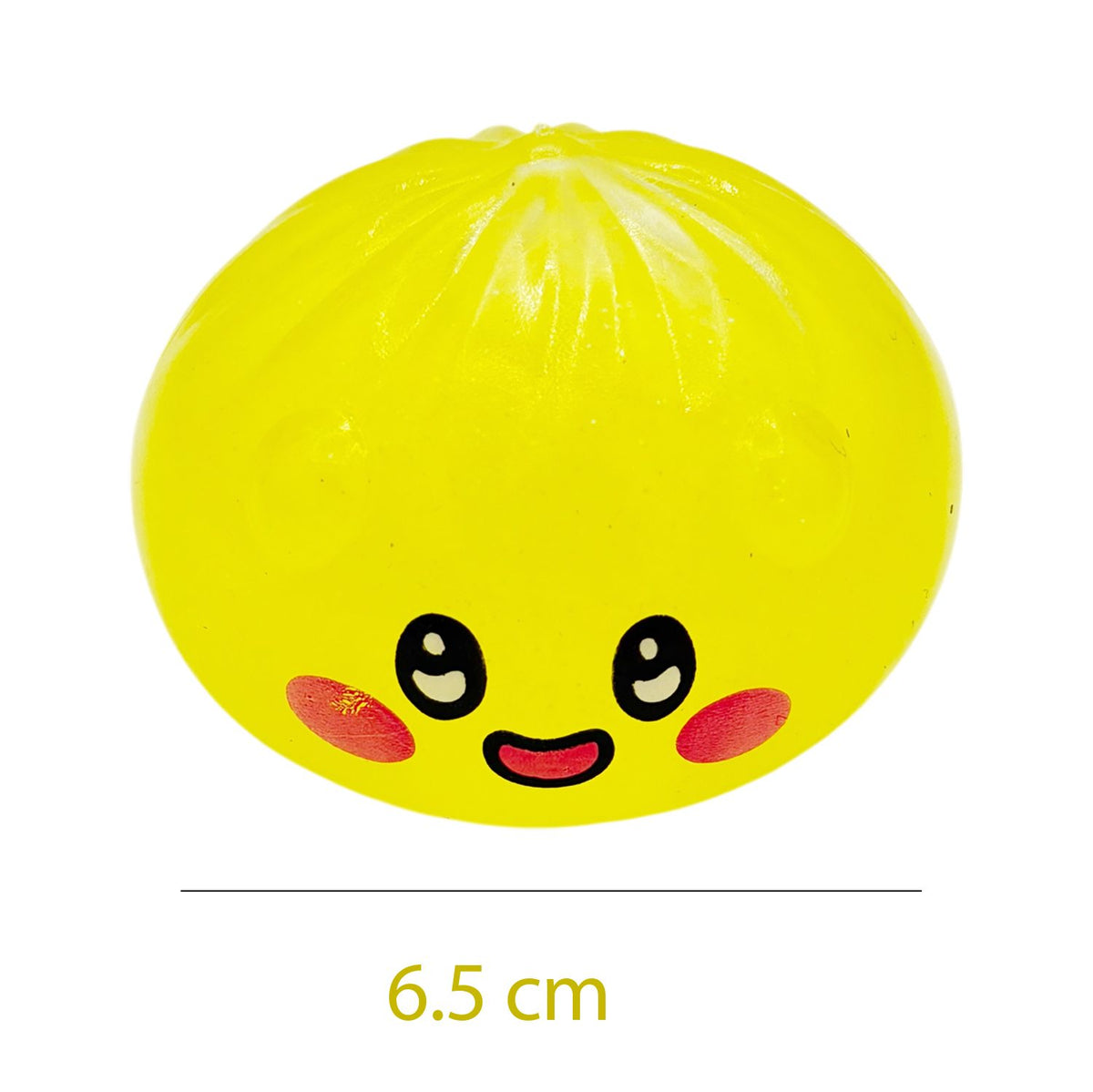 Jucarie Squishy Antistres Dumpling, Model Fata Zambitoare Crystal Emoji, Material Termoplastic, 6.5 cm, Culoare Mix Surpriza