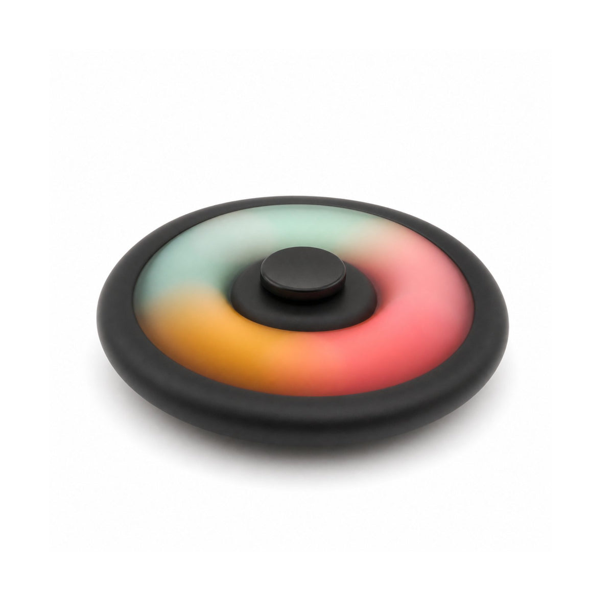 Jucarie Antistres Simple Dimple, Spinner Senzorial cu 5 Bule Pop It, Plastic si Silicon, cu Snur de Prindere, Multicolor