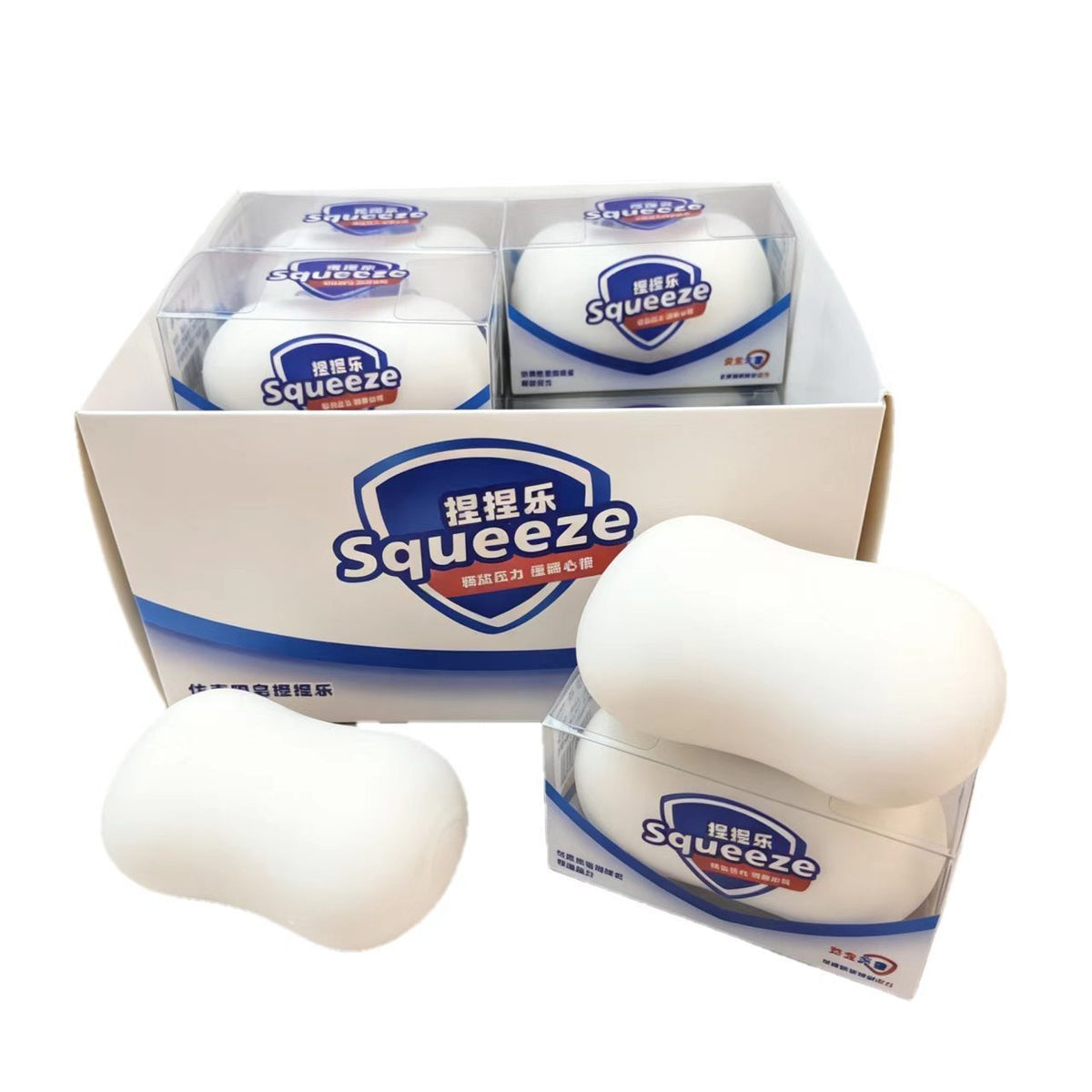 Jucarie Antistres Squishy Sapun, Slow Rising, Moale, 11 cm