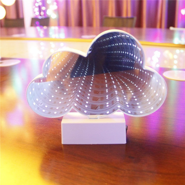 Decoratiune Luminoasa Neon Model Norisor, Alimentare USB sau 3 Baterii AA, Material Plastic, 20 cm, Alb Rece