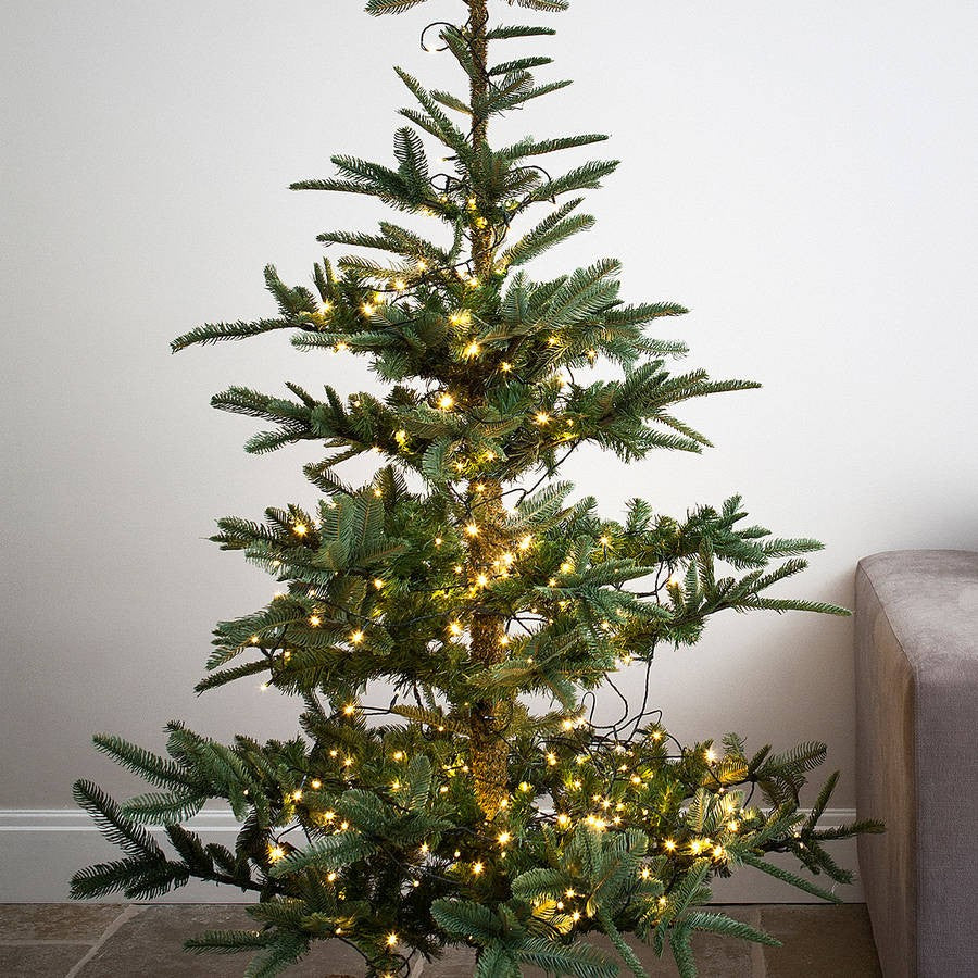 Instalatie de Craciun Tip Sir, 50 LED-uri Alb Cald, Fir Transparent cu Baterii, 5 m