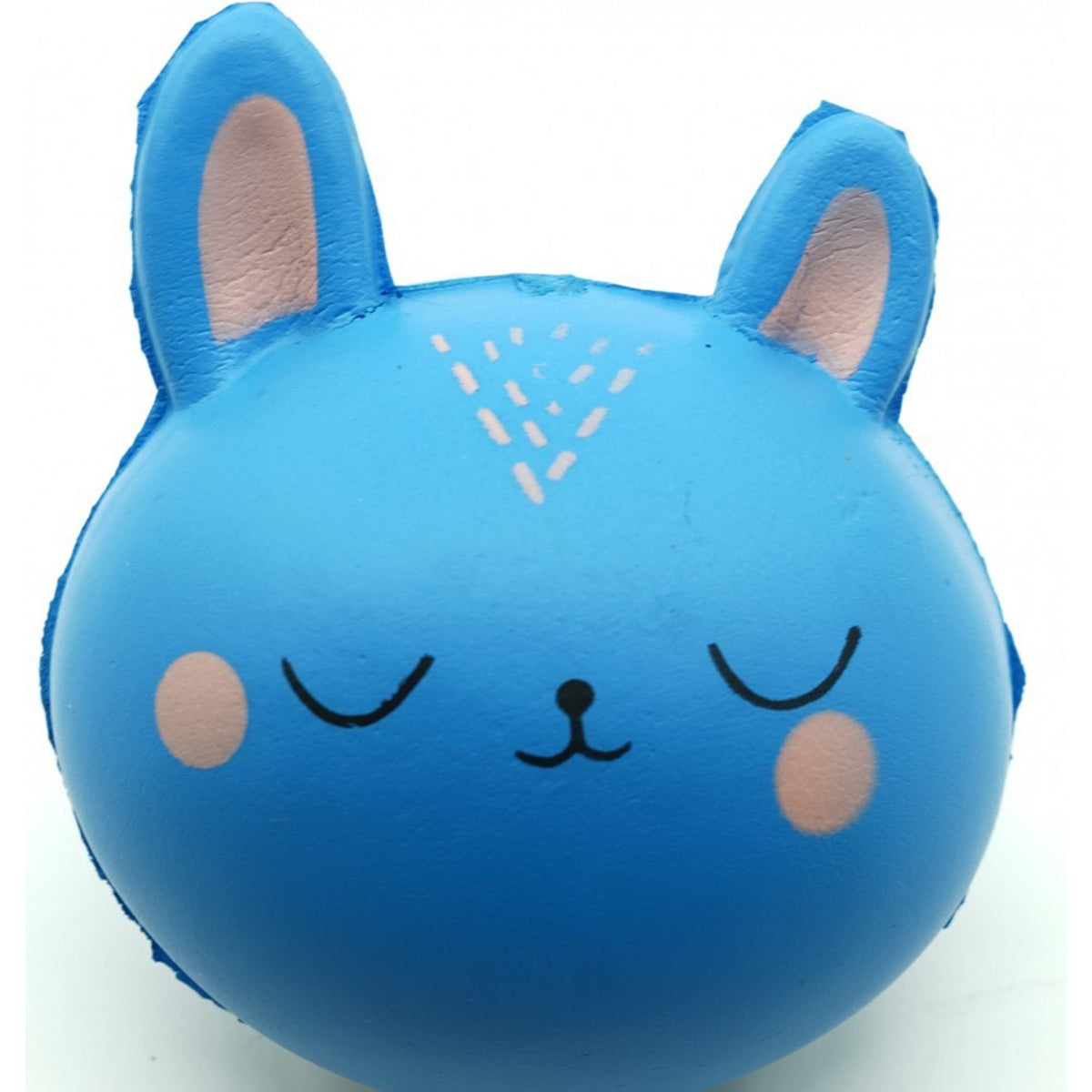 Jucarie Squishy Anti-Stres, Model Pisica cu Crestere Lenta, Spuma PU Parfumata, Albastra