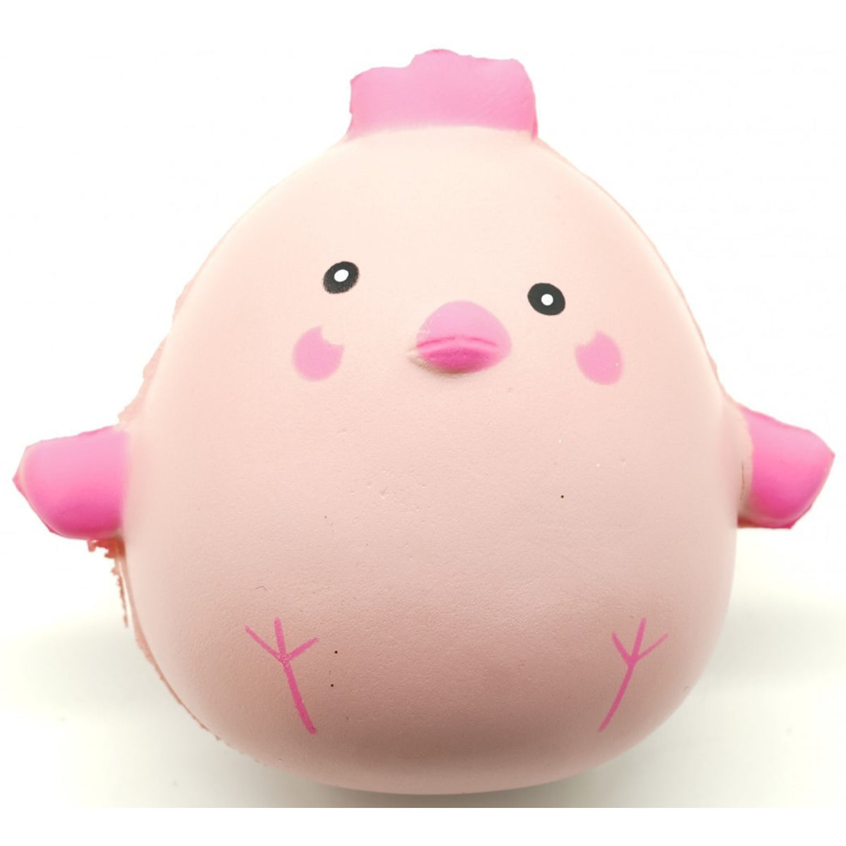 Jucarie Squishy Anti-Stres, Model Gainusa cu Crestere Lenta, Spuma PU Parfumata, Roz