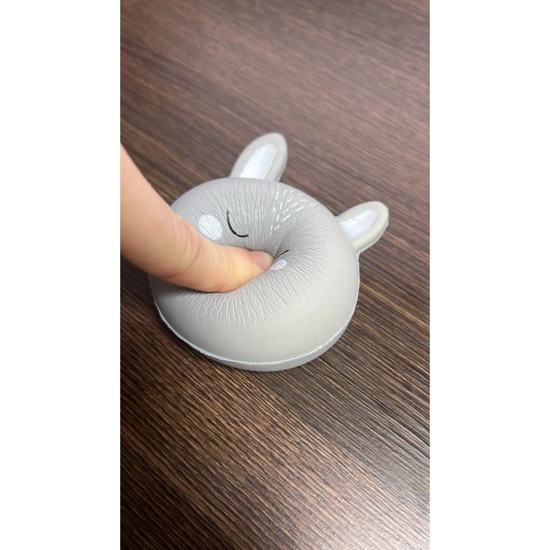 Jucarie Squishy Anti-Stres, Creștere Lentă, Spumă PU Parfumată, Model Pisică, Gri