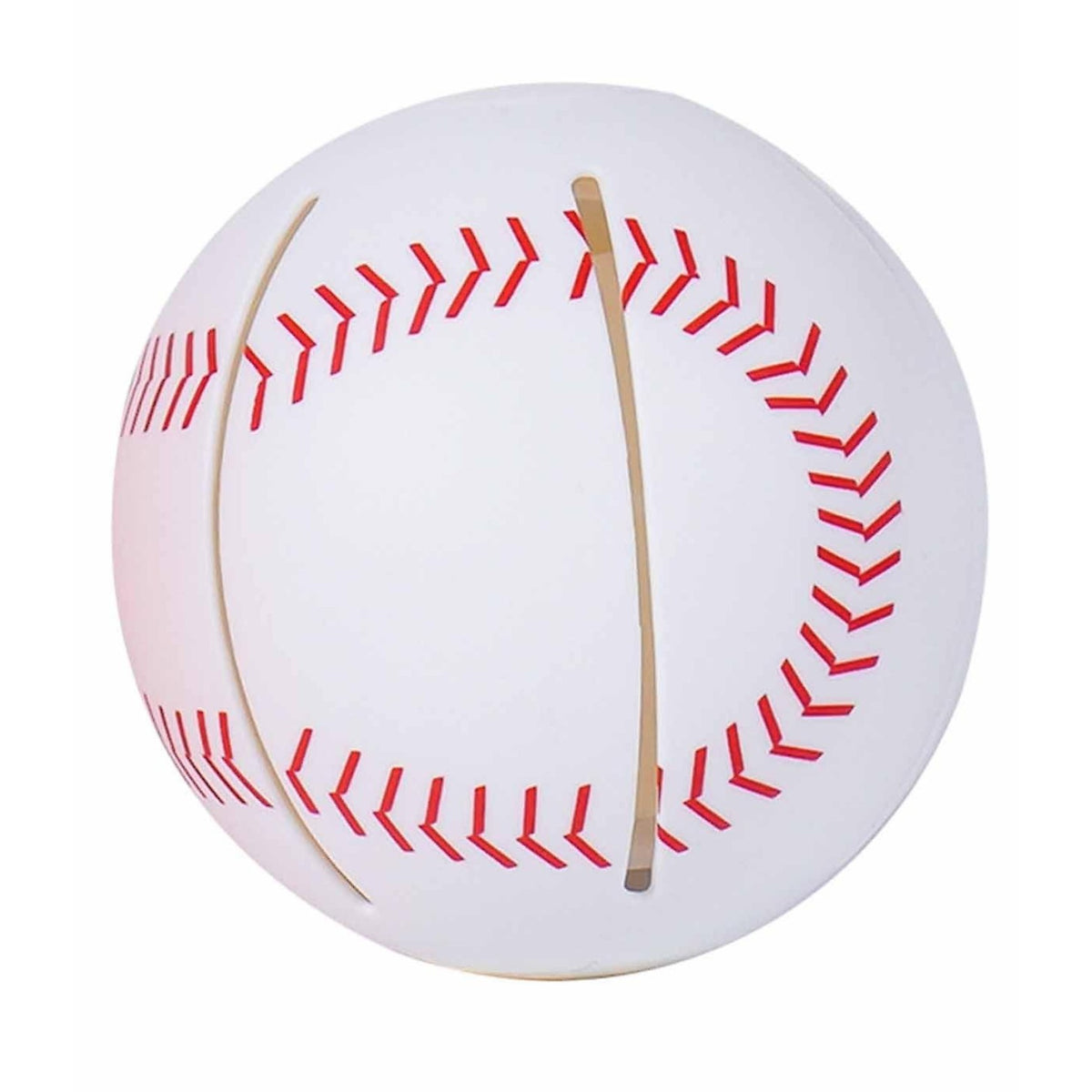 Minge UFO, Minge Magică OZN Zburătoare, Model Baseball, Cauciuc Moale, Diametru 8 cm, Alb