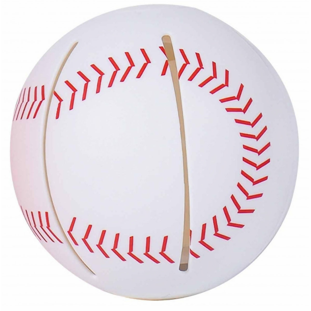 Minge UFO, Minge Magică OZN Zburătoare, Model Baseball, Cauciuc Moale, Diametru 8 cm, Alb