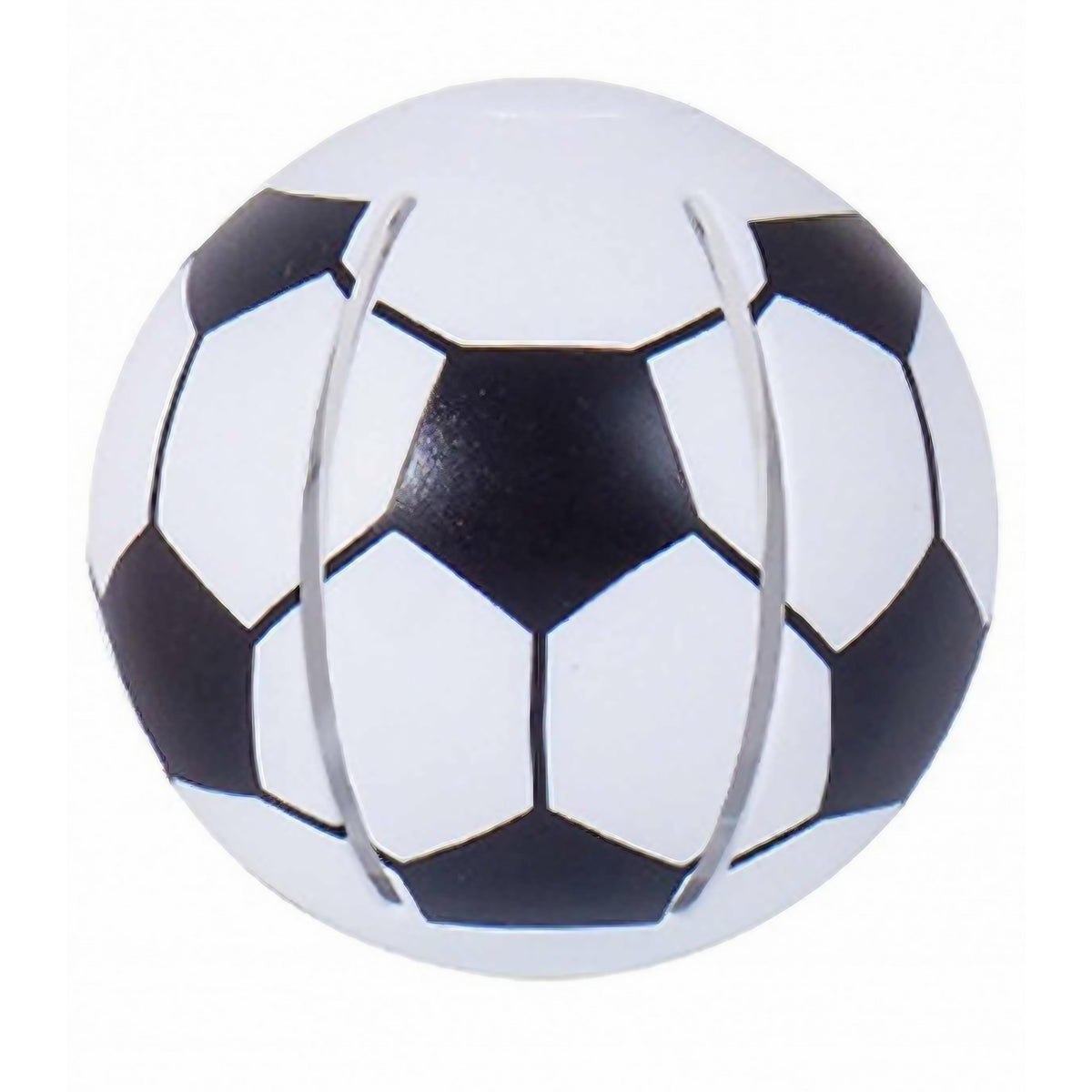 Minge Zburătoare UFO, Disc Interactiv cu Lumini LED, Cauciuc Moale, Alb cu Roșu, 8 cm