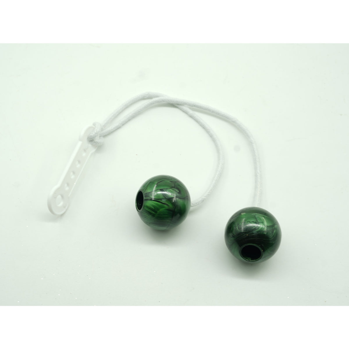 Jucarie Interactiva Cu Bile Clackers Ball, Antistres Pentru Dezvoltare Motorie, Plastic Rezistent, Verde, 40 mm