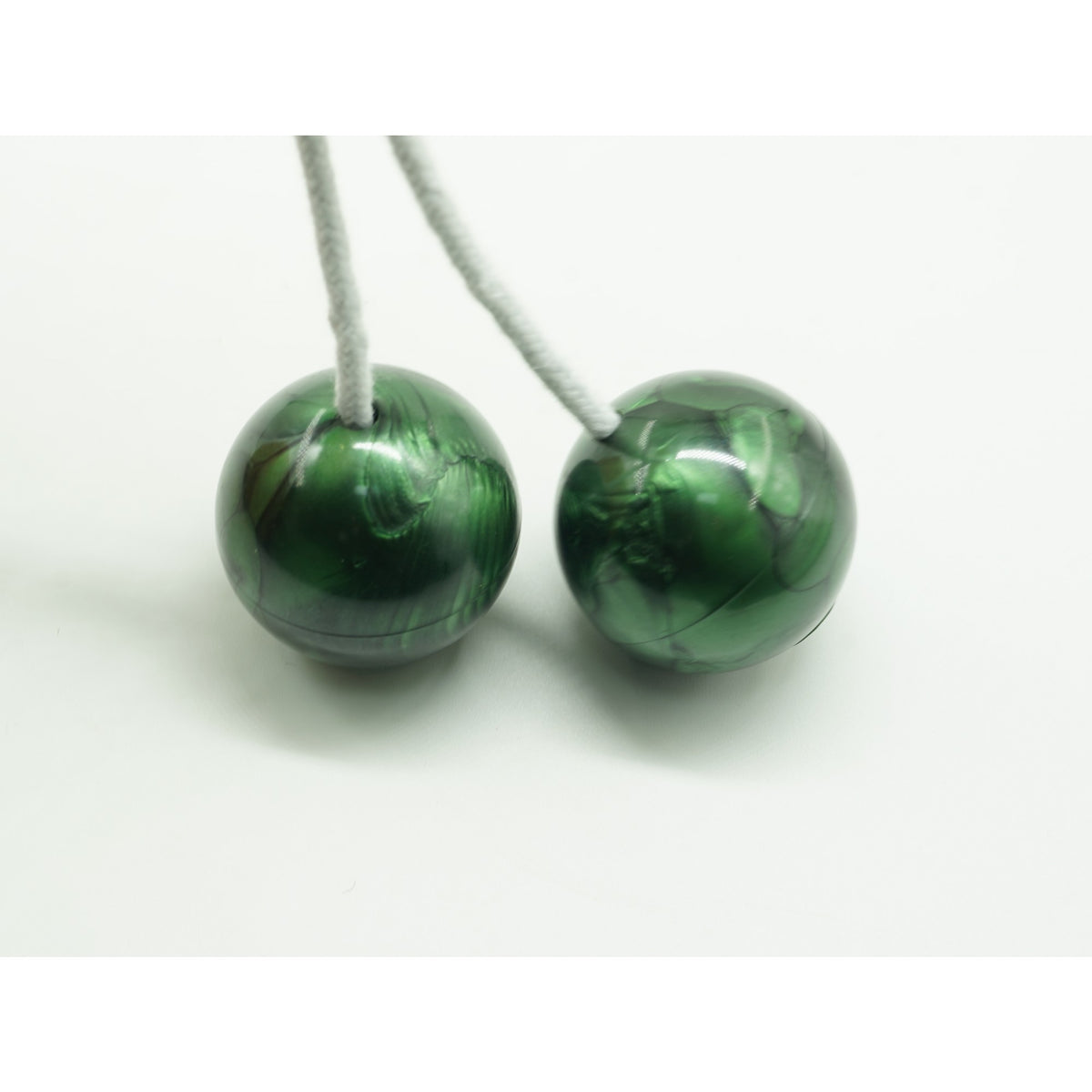 Jucarie Interactiva Cu Bile Clackers Ball, Antistres Pentru Dezvoltare Motorie, Plastic Rezistent, Verde, 40 mm