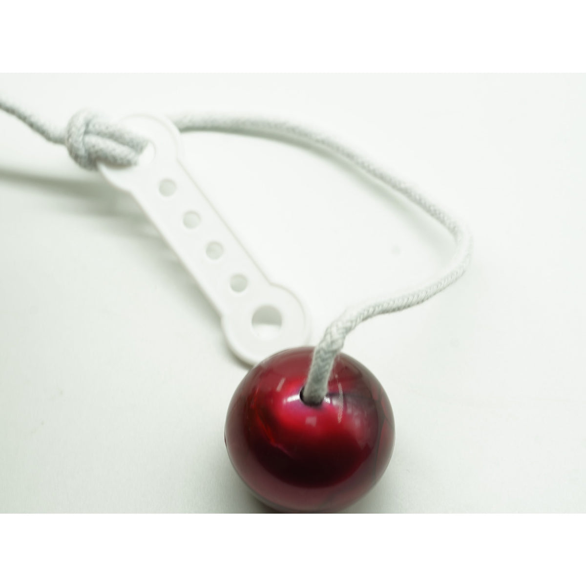 Jucarie Interactiva Clackers Ball, Antistres Pentru Dezvoltare Motorie, Plastic Rezistent, Visiniu, 40 mm