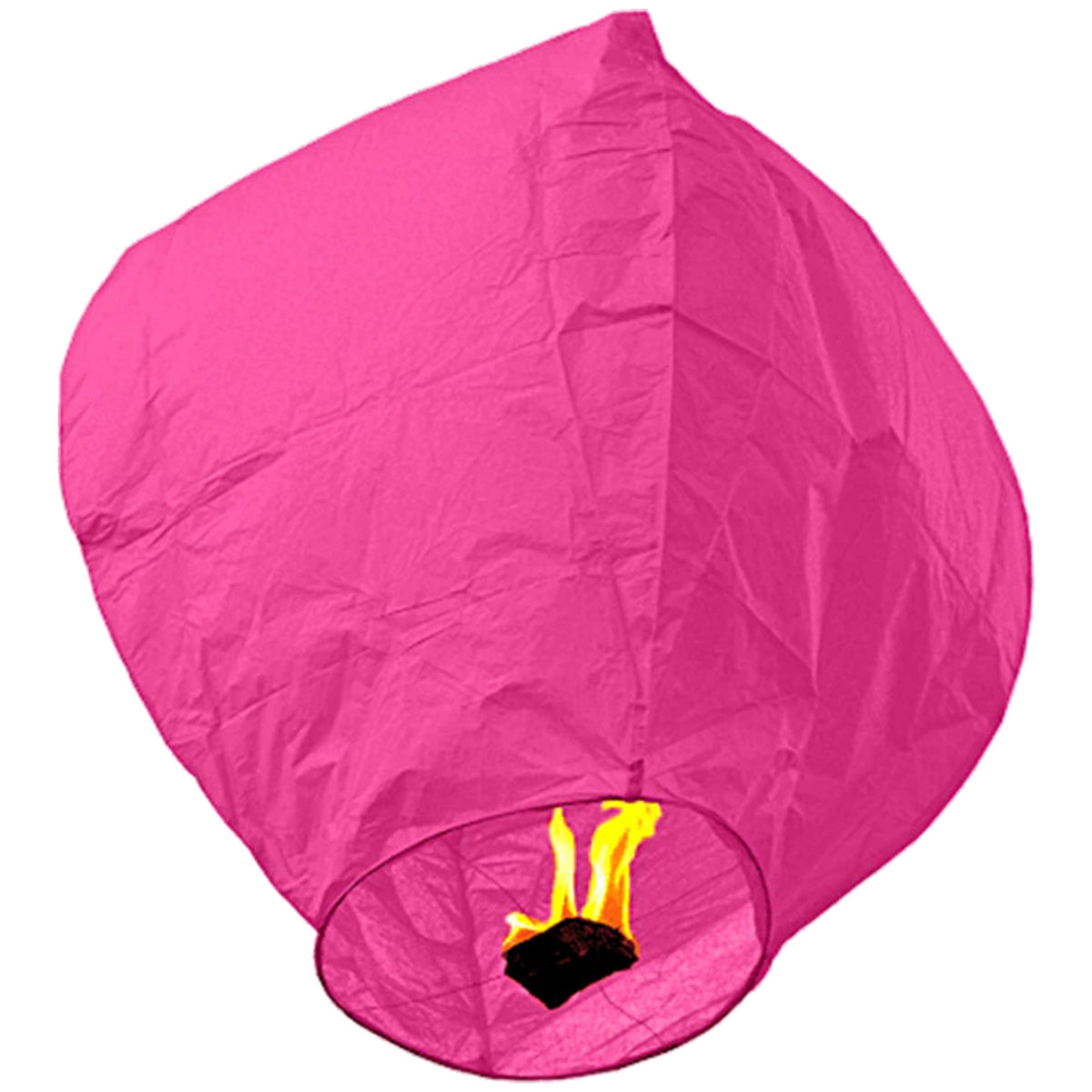 Lampion Zburator, Hartie Biodegradabila Ignifuga, Forma Ovala, Eco-Friendly, Roz