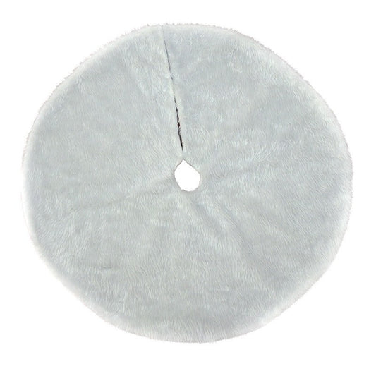 Covor pentru Brad de Craciun White Haipai, Protectie Podea, Blanita Artificiala, Diametru 90 cm, Grosime 4 cm, Alb