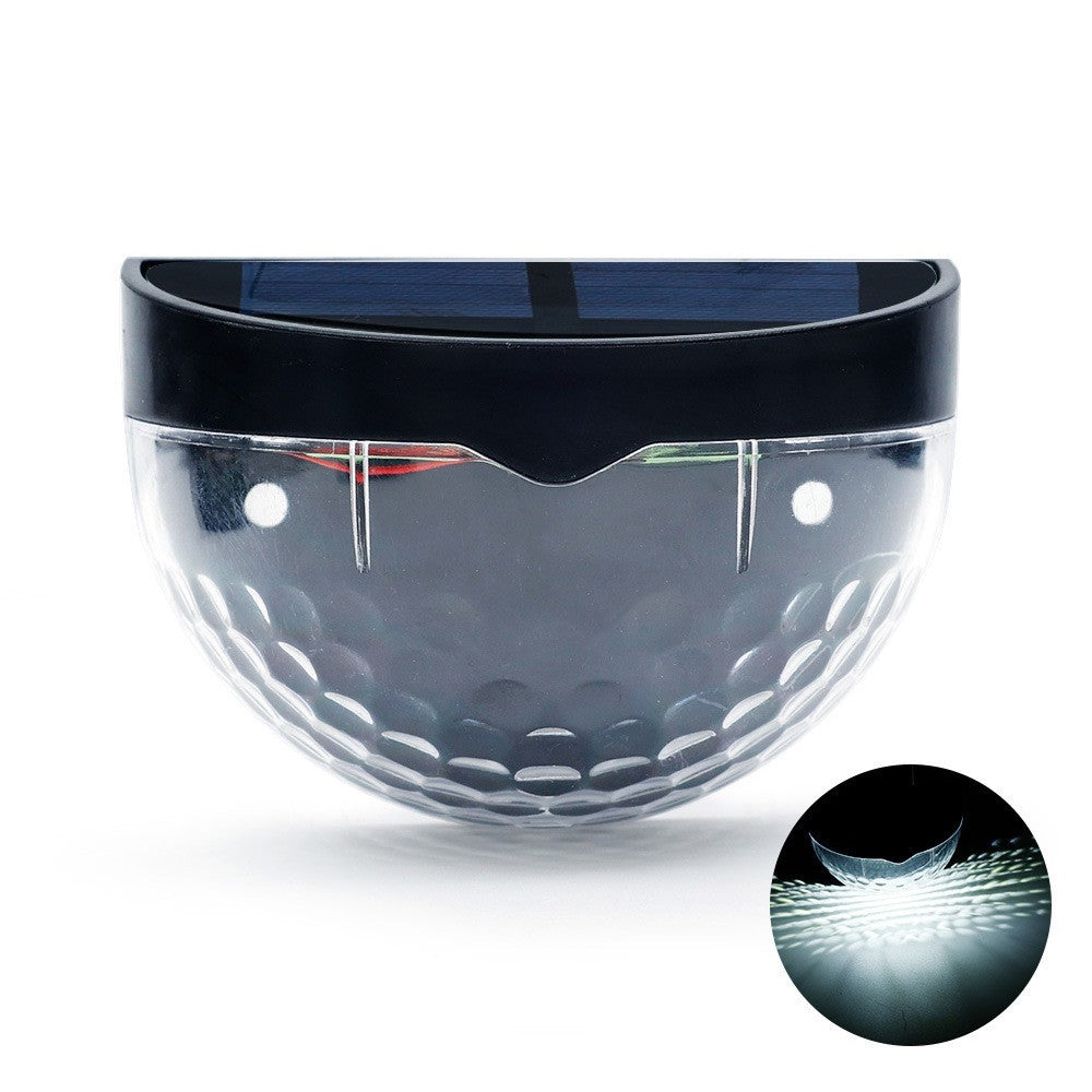 Set 2 Lampi Solare de Perete, 6 LED SMD2835, Senzor Lumina, Protectie IP65 Rezistenta la Apa, Plastic ABS, Alb Rece 6500K, Negru, 2 Bucati