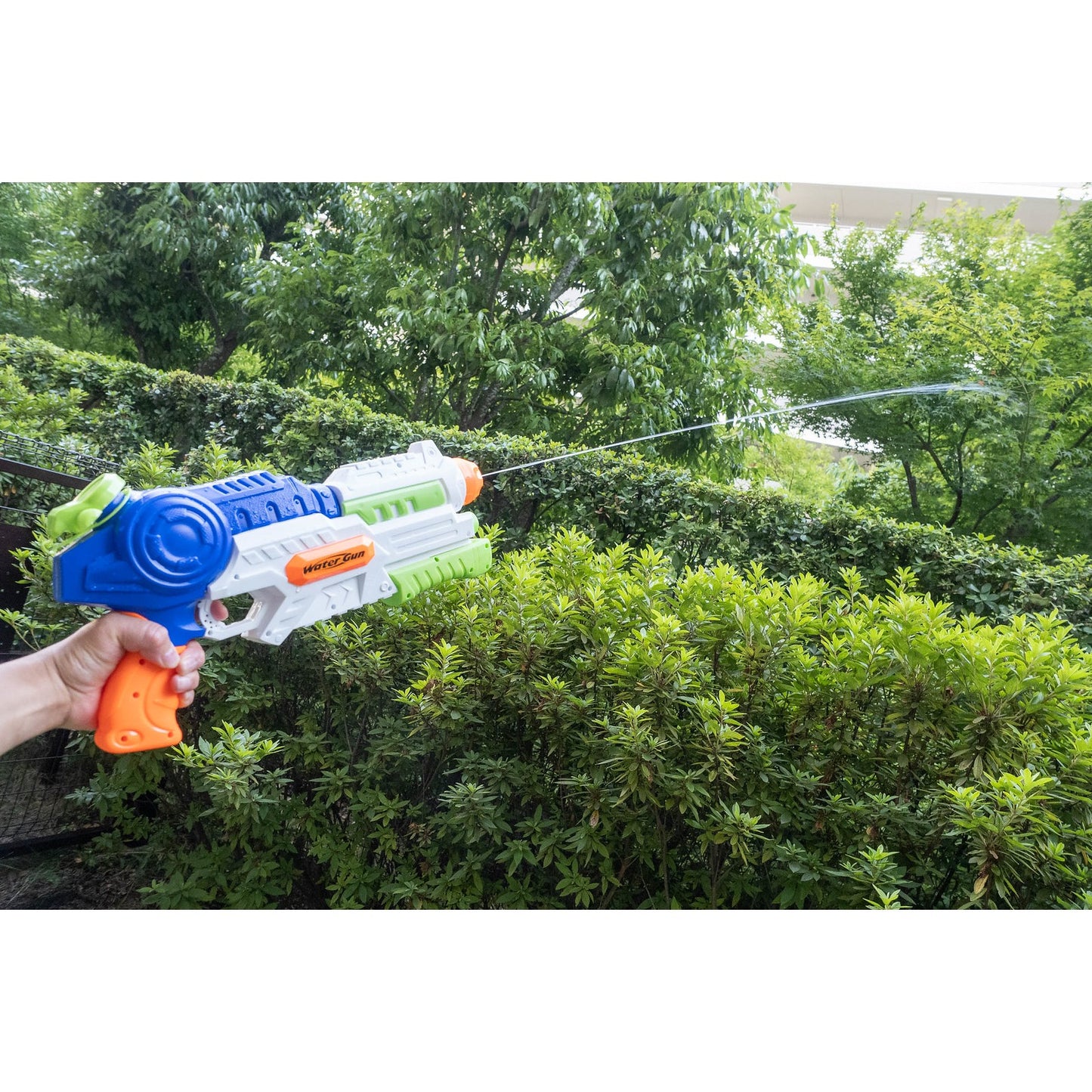 Pistol cu Apa pentru Copii si Adulti, Set 2 Bucati cu Pompa de Inalta Presiune si Rezervor Mare, Jucarie de Vara pentru Piscina si Plaja, 1000 ml, Roz si Albastru, 6 Ani+