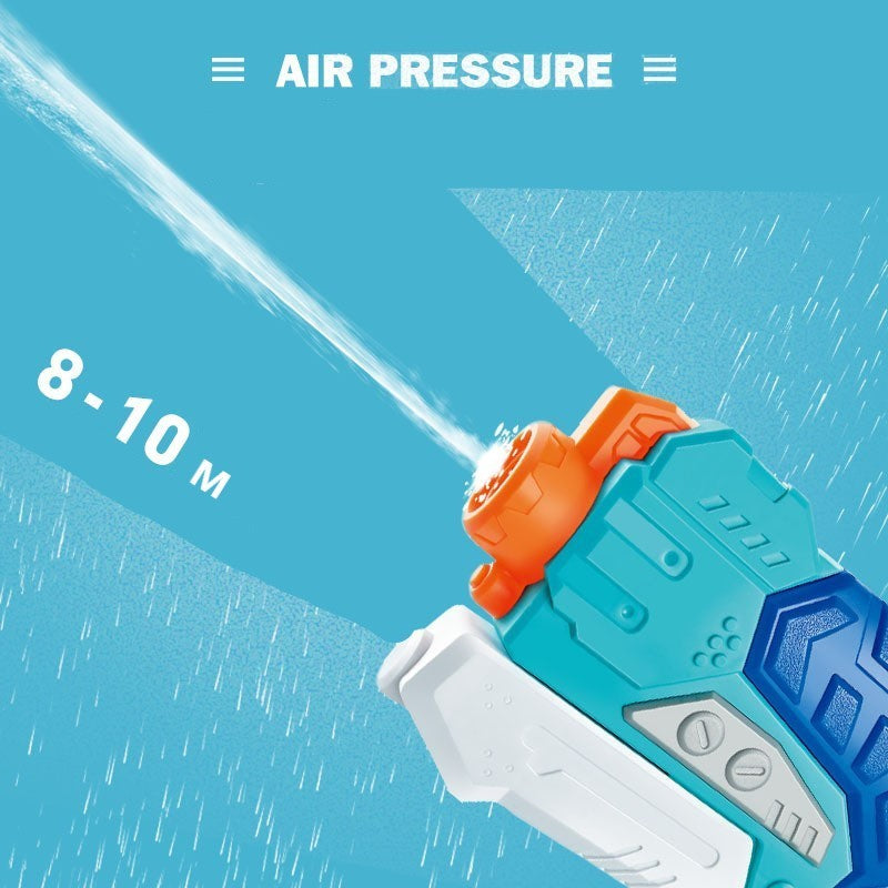 Pistol cu Apa pentru Copii, Jucarie cu Pompa de Inalta Presiune si Rezervor, Design Anti-Scurgere pentru Piscina sau Plaja, Albastru, 500 ml, Varsta 6 Ani+