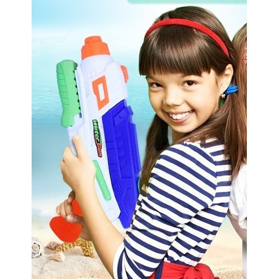 Pistol cu Apa pentru Copii si Adulti, Jucarie de Vara cu Pompa de Inalta Presiune pentru Piscina sau Plaja, Rezervor 600 ml, Multicolor, Varsta 6 ani+