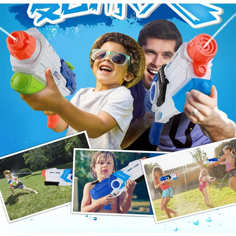 Pistol cu Apa pentru Copii si Adulti, Jucarie de Vara cu Pompa de Inalta Presiune pentru Piscina sau Plaja, Rezervor 600 ml, Multicolor, Varsta 6 ani+