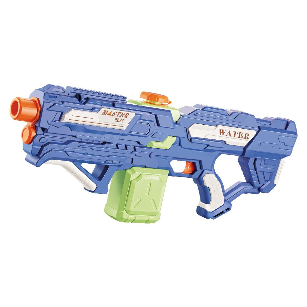 Pistol cu Apa Electric pentru Copii si Adulti, Jet Automat Burst, Baterie Reincarcabila 1200mAh, Rezervor 800ml, 14 Ani+, Albastru/Verde