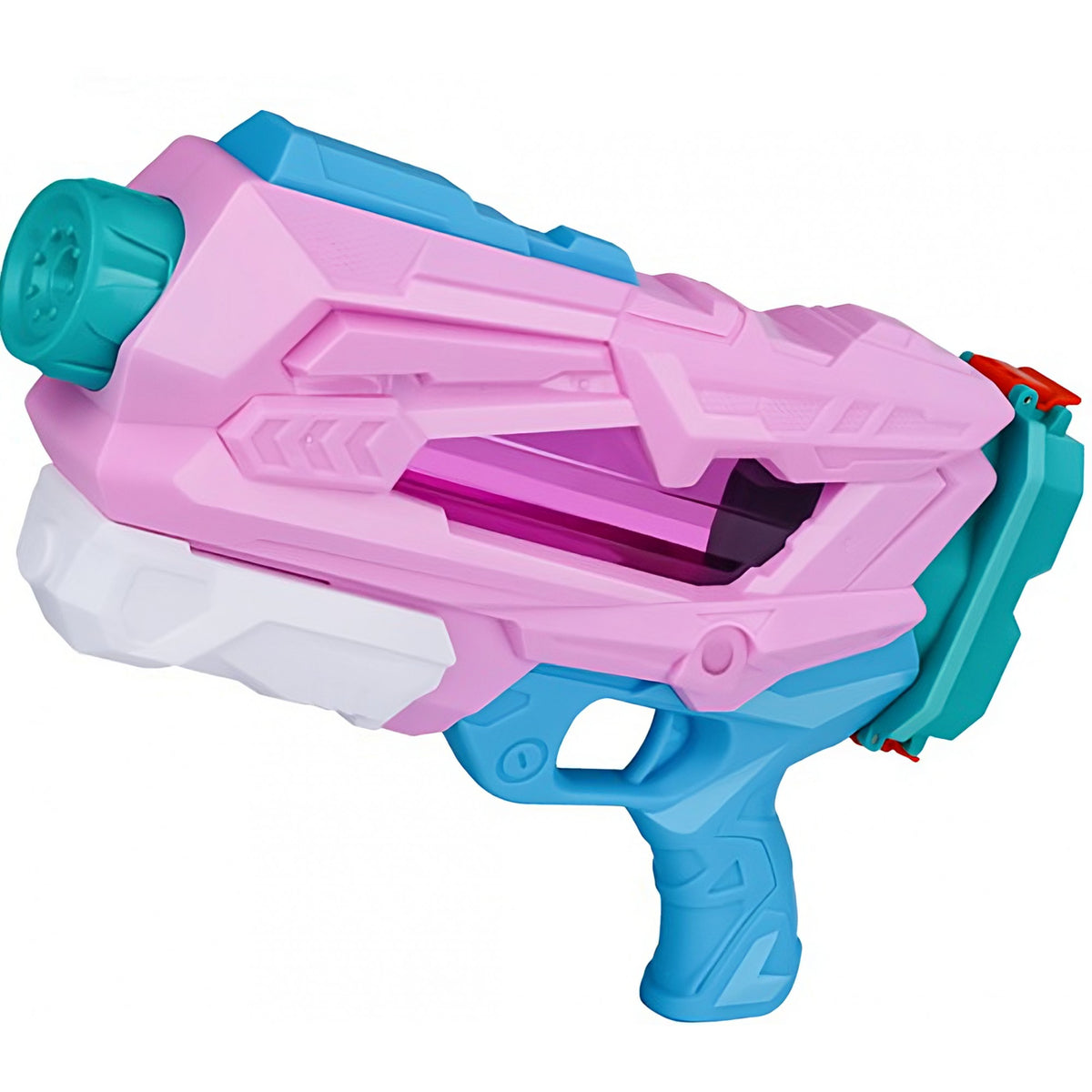Pistol Cu Apa Pentru Copii Si Adulti, Mecanism Cu Pompa Si Incarcare Rapida, Pentru Piscina Sau Plaja, Roz, 600 ml
