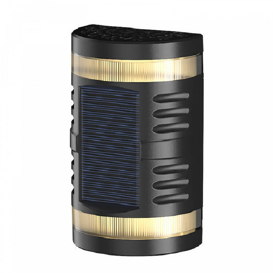 Lampa Solara LED Decorativa, Iluminat Bidirectional Exterior, Senzor Lumina, Rezistenta la Apa IP65, Material ABS, 1.2V, 600mAh, 15.1 x 9 x 6 cm, Multicolor