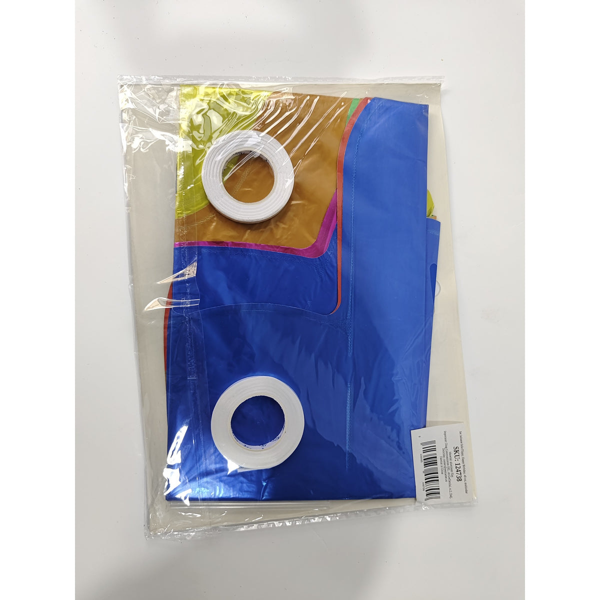 Set 13 Baloane Happy Birthday, Ghirlanda Aniversara din Folie de Aluminiu, Litere 40 cm, Multicolor, Set cu Pai Inclus