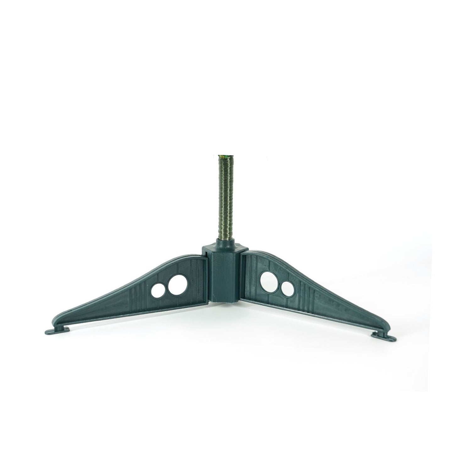 Brad Artificial Craciun Complet Impodobit, Instalatie 20 LED Alb Cald si 20 Globuri Rosii Incluse, Suport Plastic, Verde, 60 cm