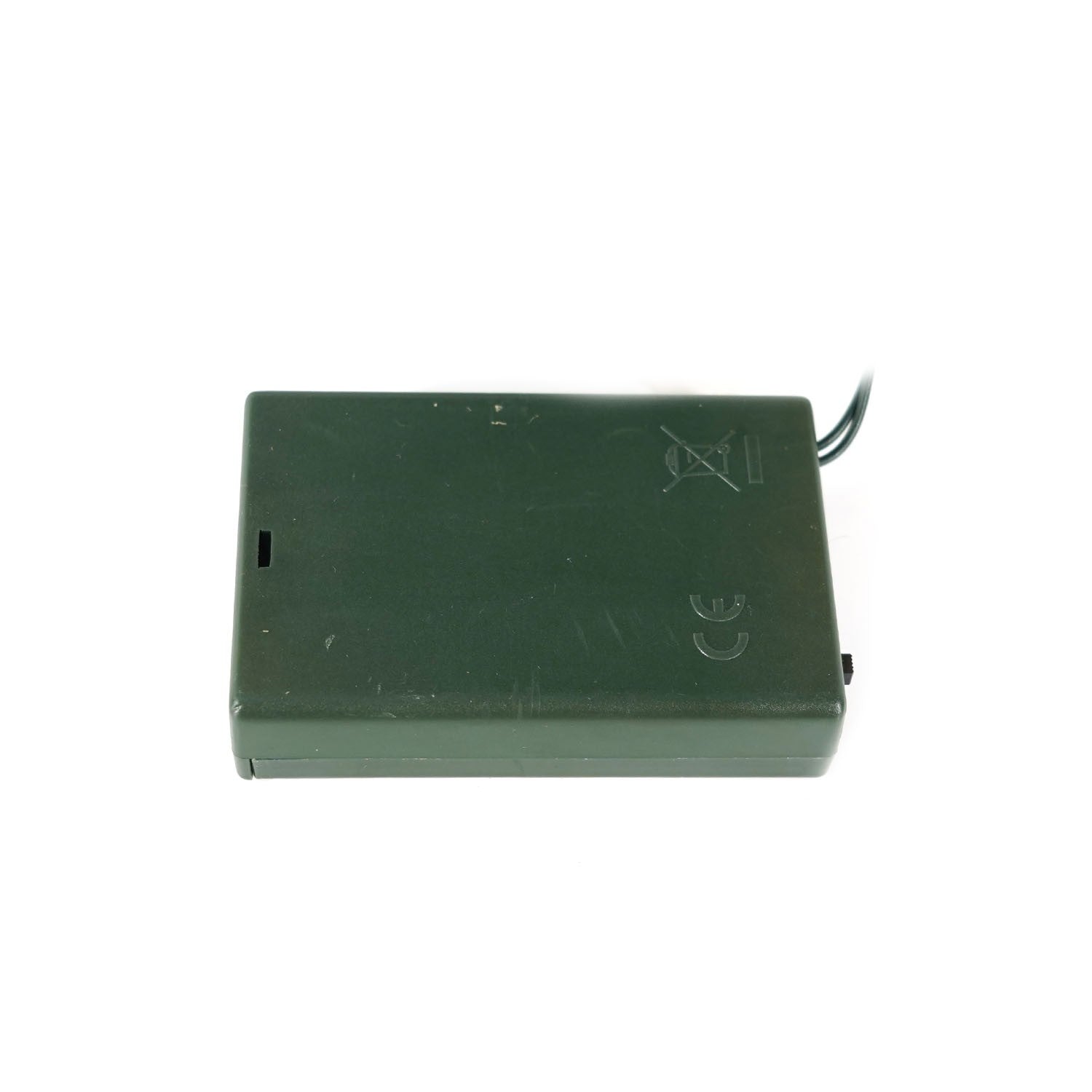 Brad Artificial Craciun Complet Impodobit, Instalatie 20 LED Alb Cald si 20 Globuri Rosii Incluse, Suport Plastic, Verde, 60 cm