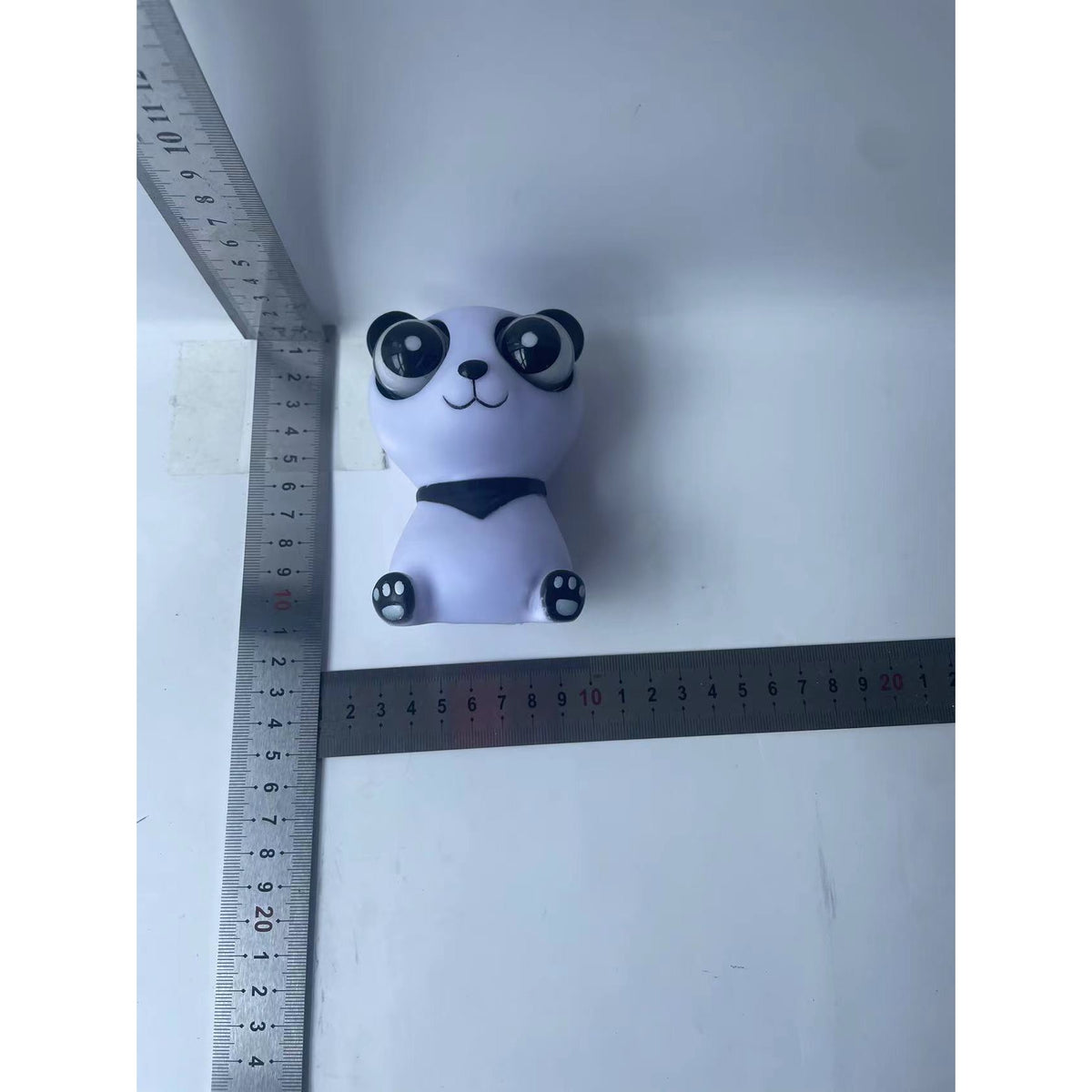 Jucărie Interactivă Antistres Panda, Efect Eye-Popping, Cauciuc Moale, Multicolor
