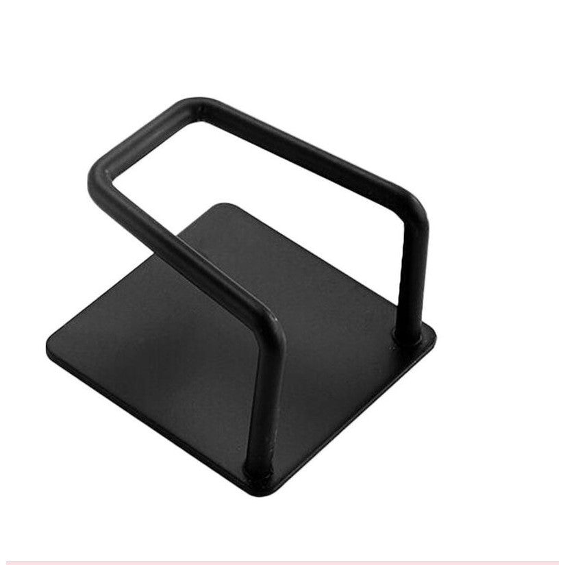 Organizator Bucatarie, Suport Adeziv pentru Burete si Accesorii, Carlig Multifunctional fara Gaurire, Otel Inoxidabil, Rezistenta 5 Kg, 5x5x3.5 cm, Negru