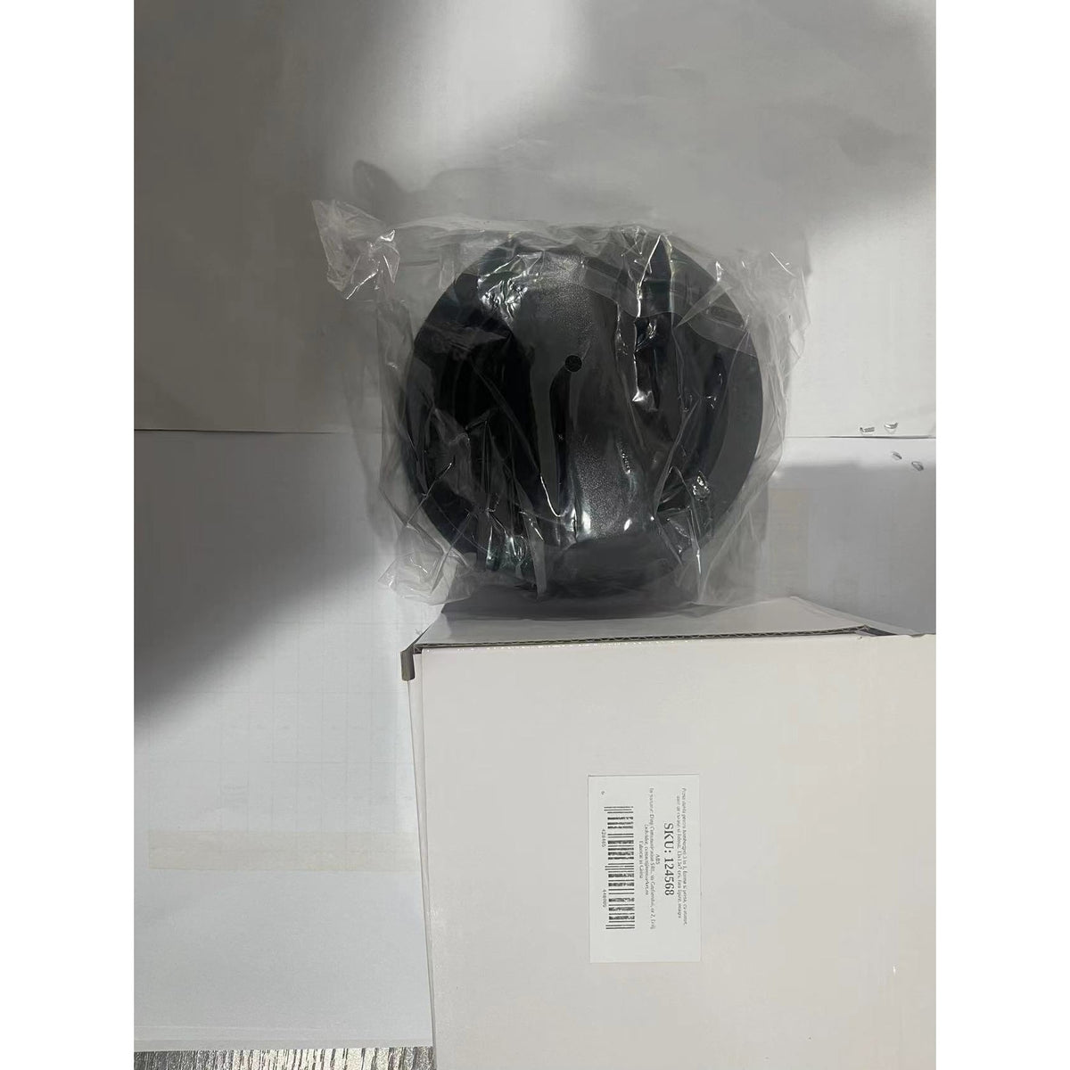 Presa Dubla pentru Hamburgeri 3 in 1, Forma Burger Umplut, Suprafata Antiaderenta si Striata, Plastic ABS Rezistent, 13x13x7 cm, Negru