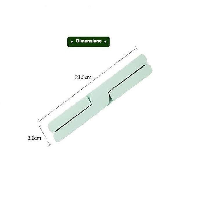 Suport Pliabil Vase Fierbinti, Protectie Masa Rezistenta la Temperaturi Ridicate, Silicon Antialunecare, Portabil, 14.5 x 7.5 x 1.6 cm, Verde