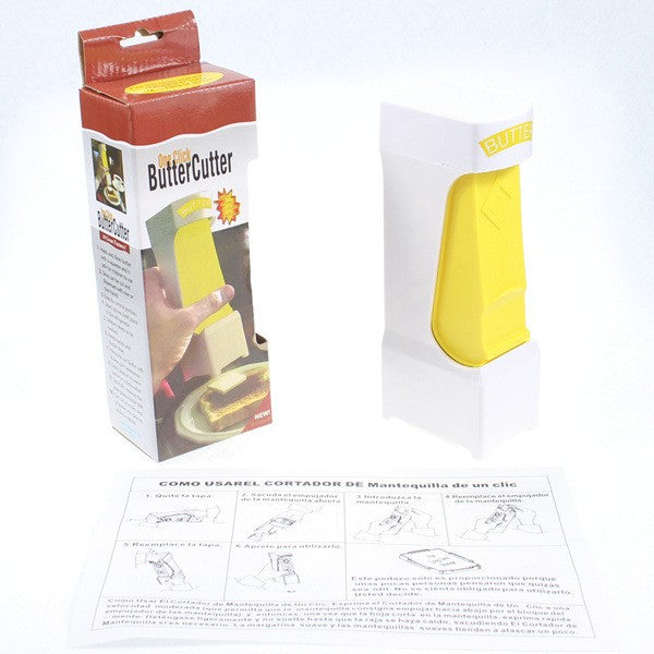 Feliator Manual de Unt, Dispozitiv pentru Taiat si Servit Felii Egale, Design Compact pentru Depozitare in Frigider, Material Plastic Rezistent, 20x6x8.5 cm, Alb
