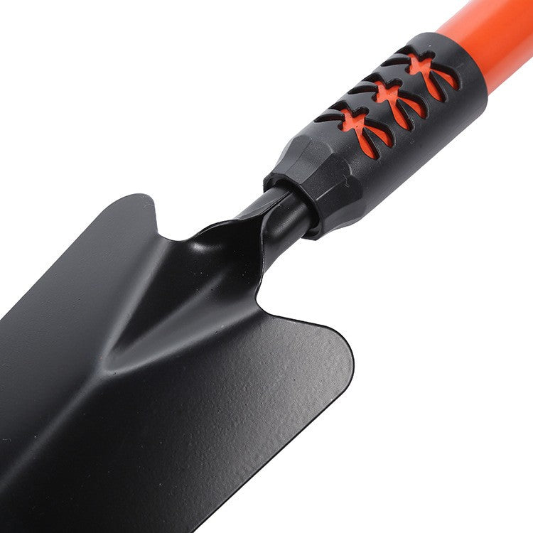 Set 4 Unelte de Gradina pentru Plantare si Prelucrare Sol, Maner Extensibil Telescopic, Otel Carbon Rezistent, Negru