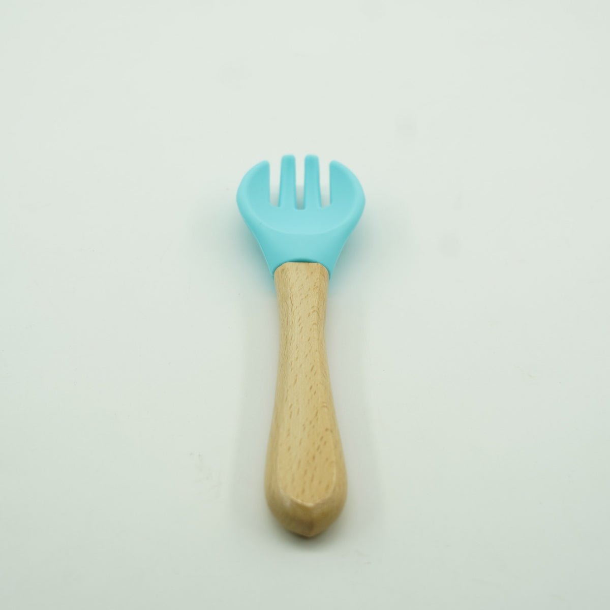 Set Diversificare Bebelusi si Copii, 8 Piese din Silicon Alimentar cu Ventuza Antiderapanta, Farfurie Compartimentata, Bol, Baveta, Cana Gustari, Tacamuri Lemn si Silicon, Albastru