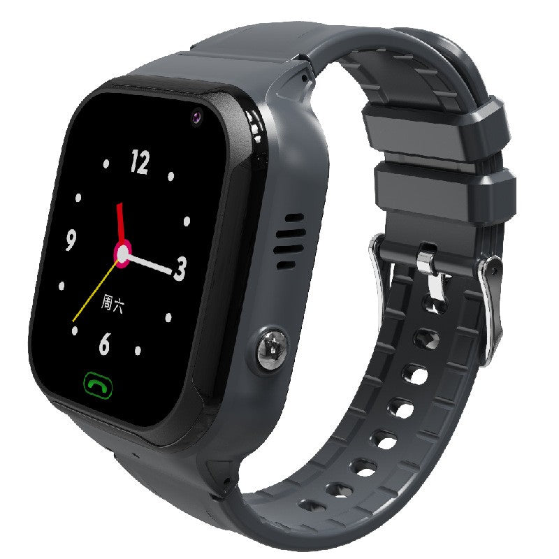 Ceas Smartwatch Copii LT31E-4G, Functie Telefon si Video Call, Localizare GPS, LBS, WiFi, Buton SOS, Camera, Monitorizare Spion, Rezistent la Apa IP67, Silicon, Negru