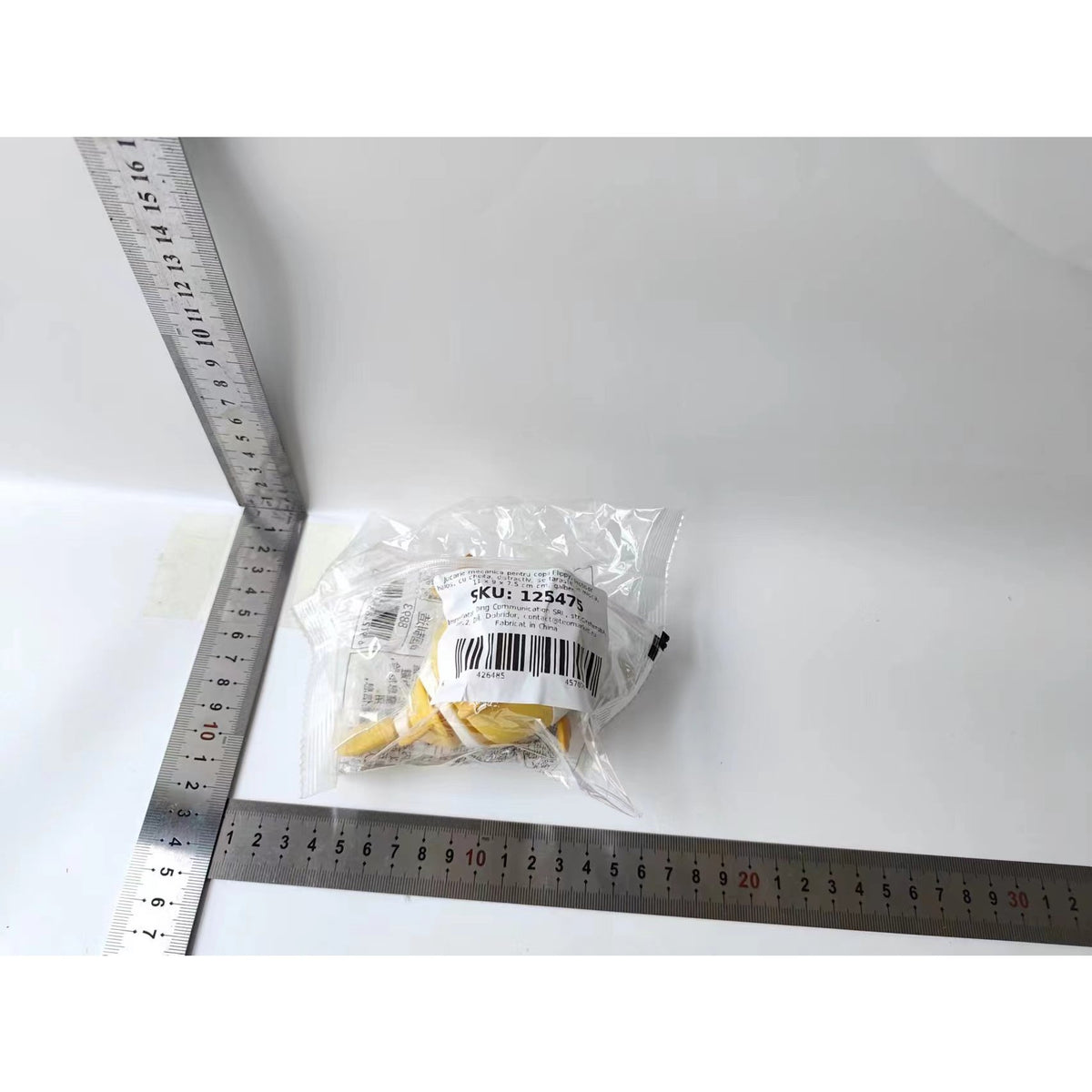 Jucărie Mecanică Pestișor, Cu Cheiță Pentru Dezvoltarea Motorie, Plastic, 11 x 9 x 7.5 cm, Galben