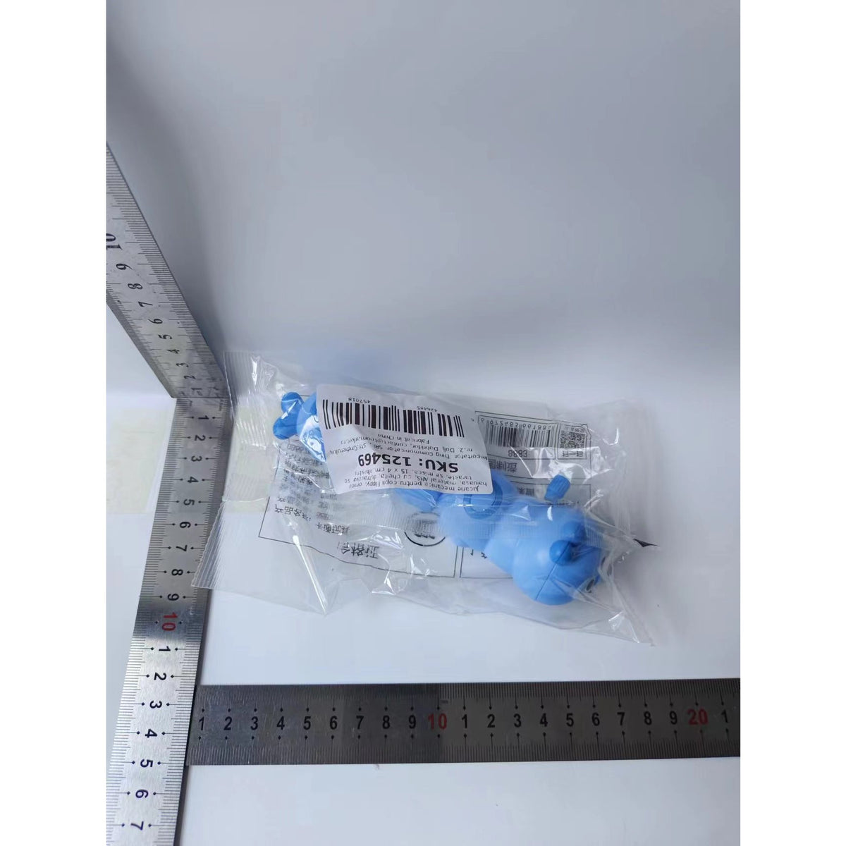 Jucărie Mecanică Omidă, Cu Cheiță Pentru Dezvoltarea Motorie, Material ABS, 15 x 4 cm, Albastru