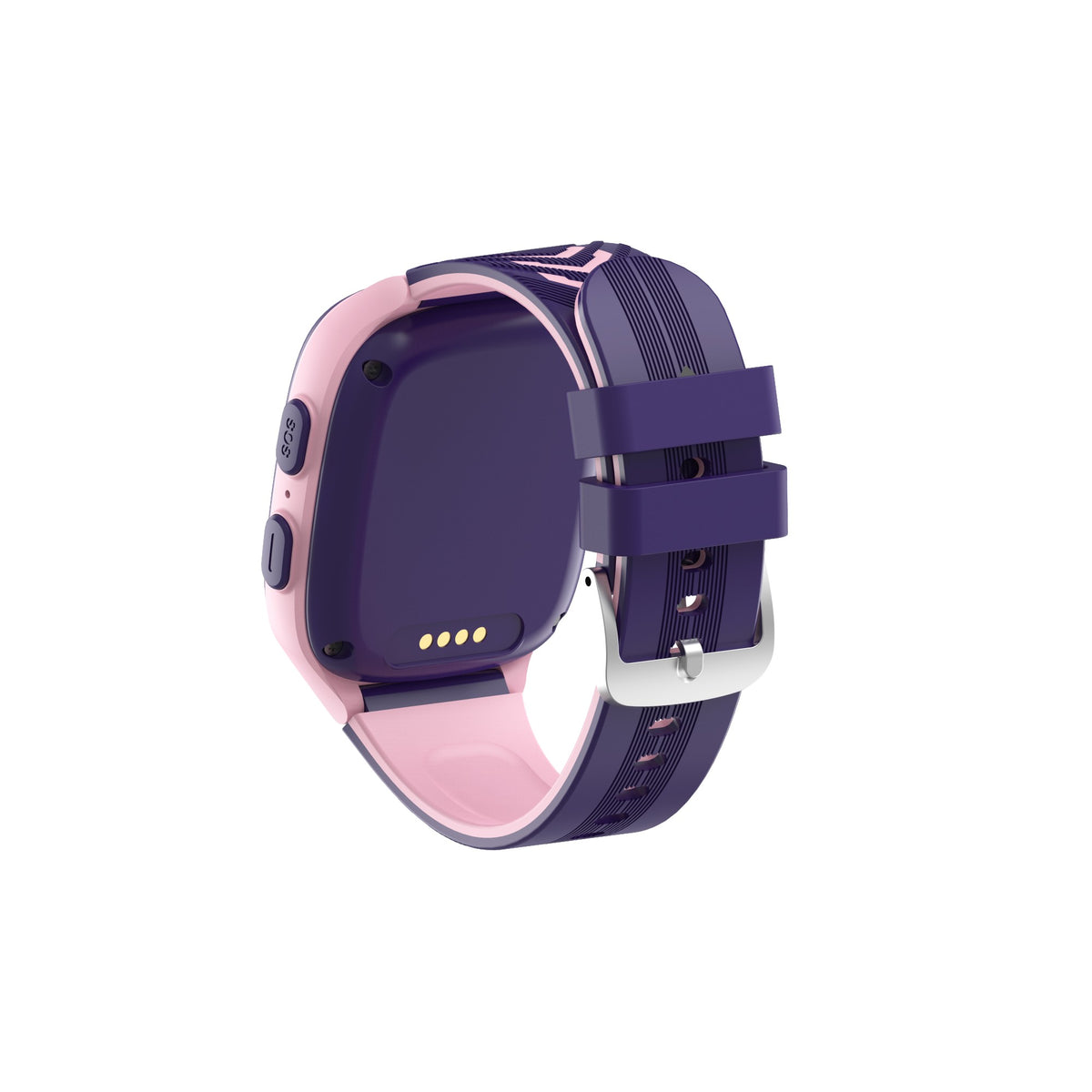 Ceas Smartwatch Pentru Copii LT31E, Tehnologie 4G, Localizare GPS, WIFI si LBS, Functie Telefon, Apel Video, Buton SOS, Monitorizare Spion, Rezistent la Apa IP67, Baterie 750 mAh, Mov/Roz